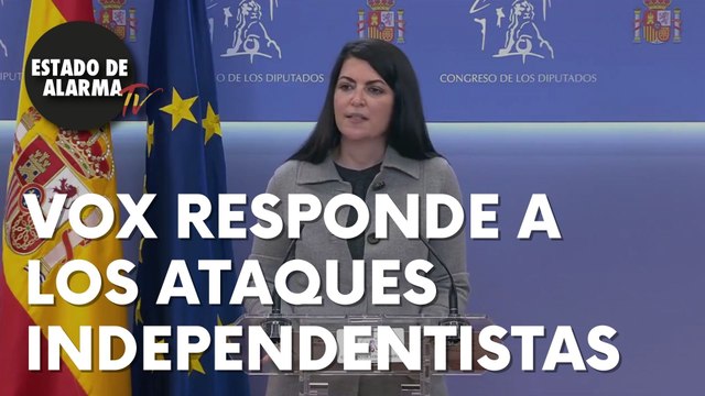 VOX responde a los ataques independentistas