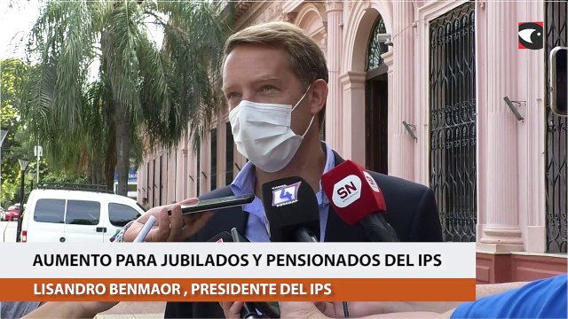 Aumento del 20% para jubilados y pensionados del IPS