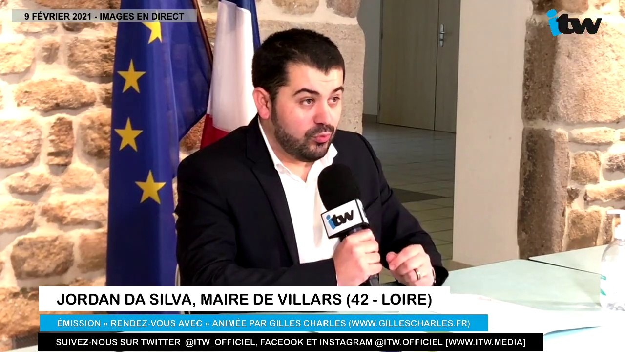 "Rendez-vous avec" Jordan Da Silva, maire de Villars [9 février 2021]