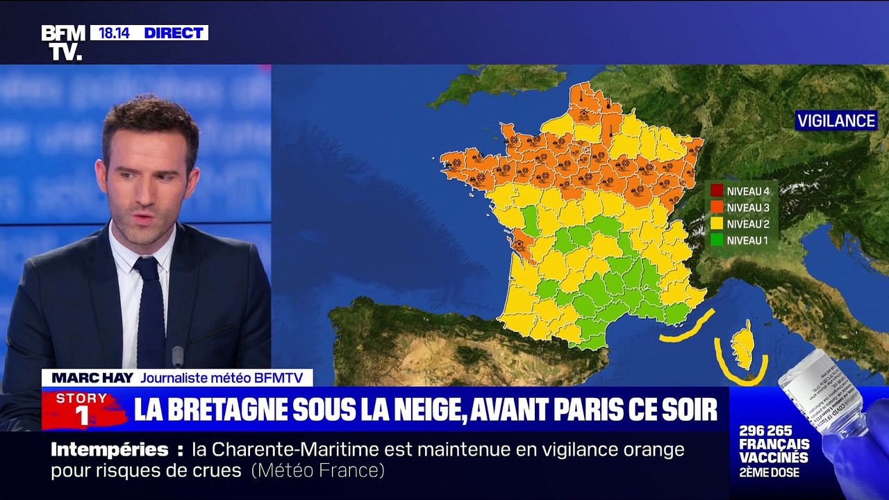 Story 5 : La Bretagne sous la neige avant Paris ce soir (2) - 09/02