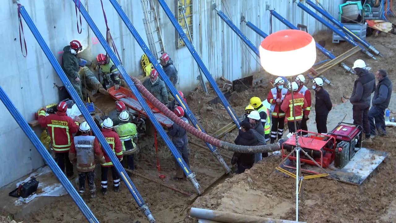 Intervention du bataillon de marins-pompiers de Marseille