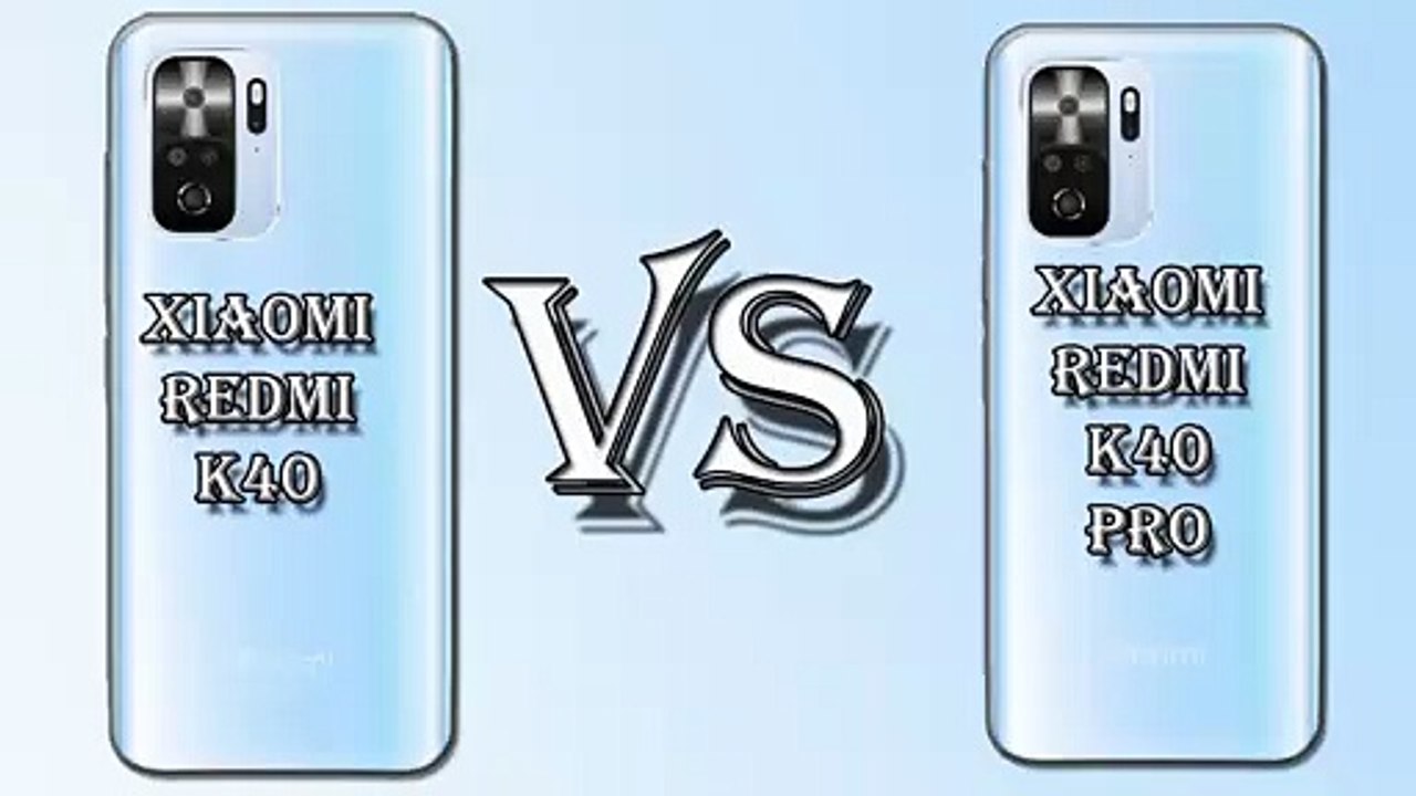 XIAOMI  REDMI K40 VS REDMI K40 PRO || SPECIFICATION COMPARISON