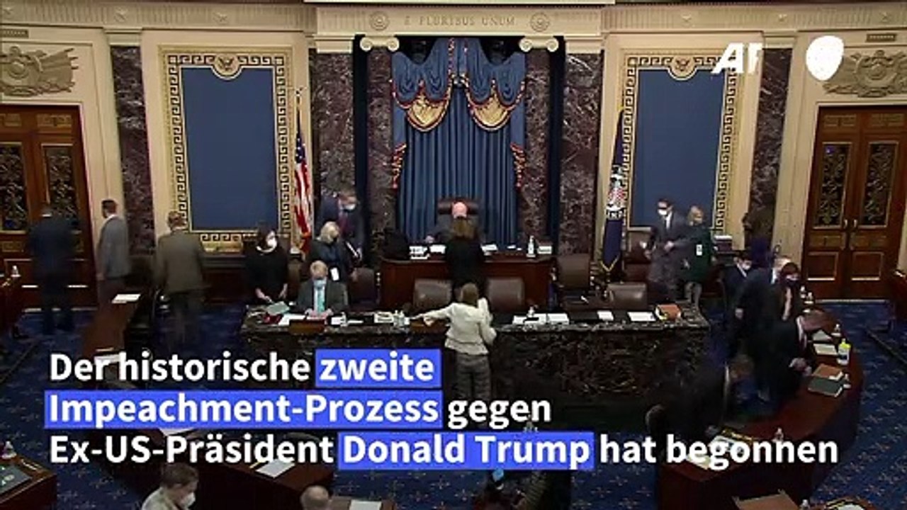 Historischer zweiter Impeachment-Prozess gegen Trump hat begonnen