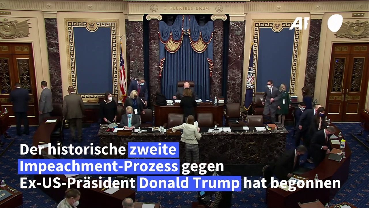 Historischer zweiter Impeachment-Prozess gegen Trump hat begonnen