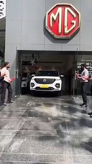 MG Hector plus delivery status video