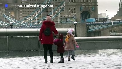 WRAP: Snow continues to cover western Europe's capital cities