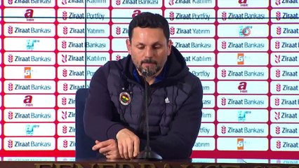 - Erol Bulut: “Maç kontrolü 120 dakika boyunca bizde olmasına rağmen sonucu alamadık”