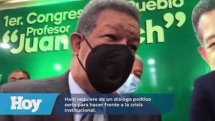 Lo que plantea Leonel Fernández para resolver crisis en Haití