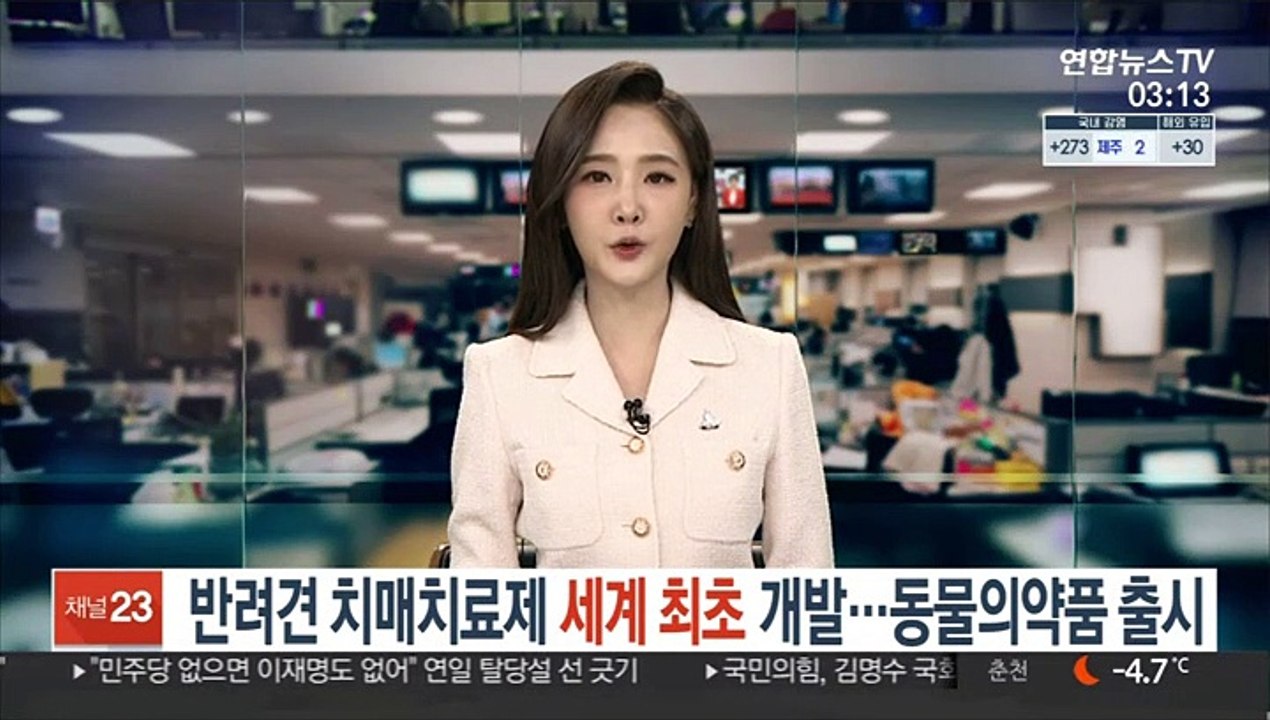 반려견 치매치료제 세계 최초 개발…동물의약품 출시