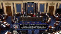 El Senado de EEUU declara constitucional el 'impeachment' contra Trump
