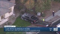 6-year-old child took truck keys overnight, crashed into Glendale home