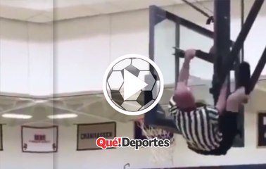 Cuando sos árbitro de baloncesto y Tarzán al mismo tiempo