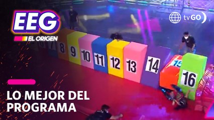 EEG El Origen: Rosángela Espinoza y su terrible caída durante nuevo juego en vivo