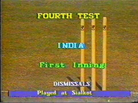 Wasim Akram 5-101 - 2 for 41 - Imran Khan SUPER ONE HANDED CATCH l India tour of Pakistan 1989