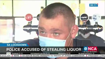 Police accused of stealing booze