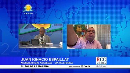 Juan Ignacio Espaillat justifica planteamiento sobre rebaja de 40 pesos en los combustibles.