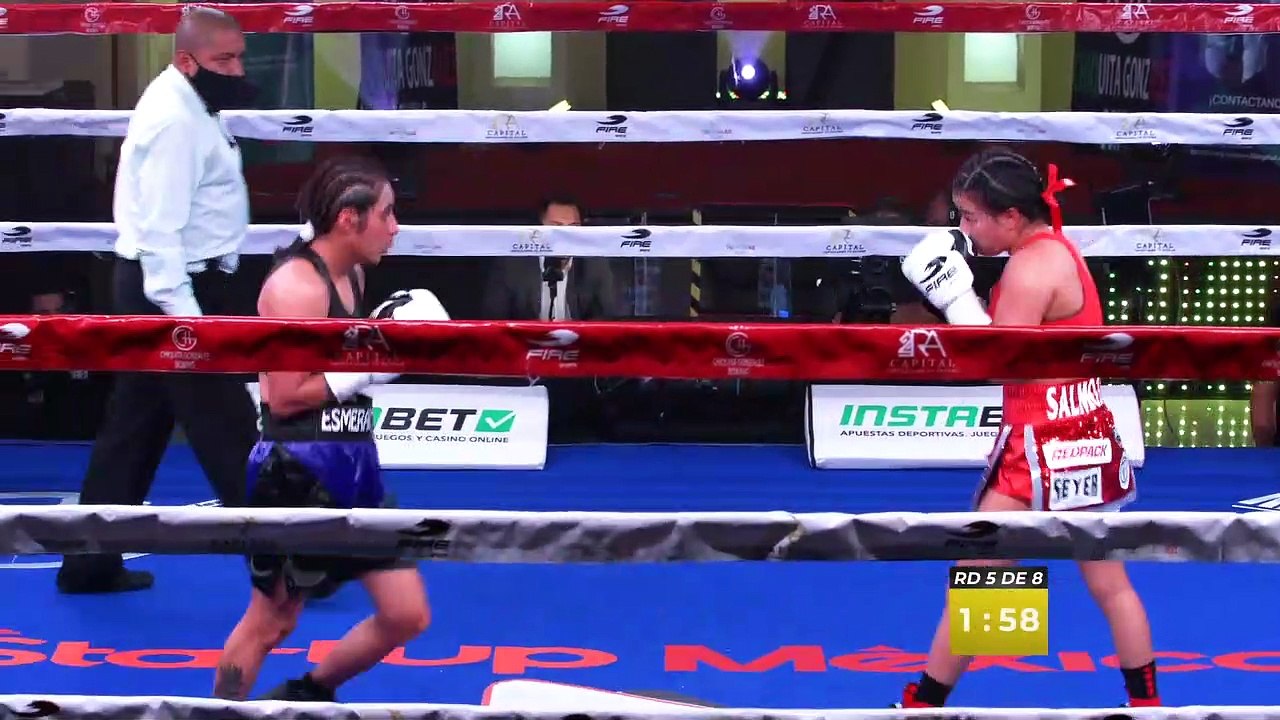 Monserrat Alarcon vs Esmeralda Torres (26-12-2020) Full Fight
