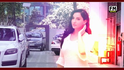 Nora Fatehi Spotted at T-Series office Andheri for New Project