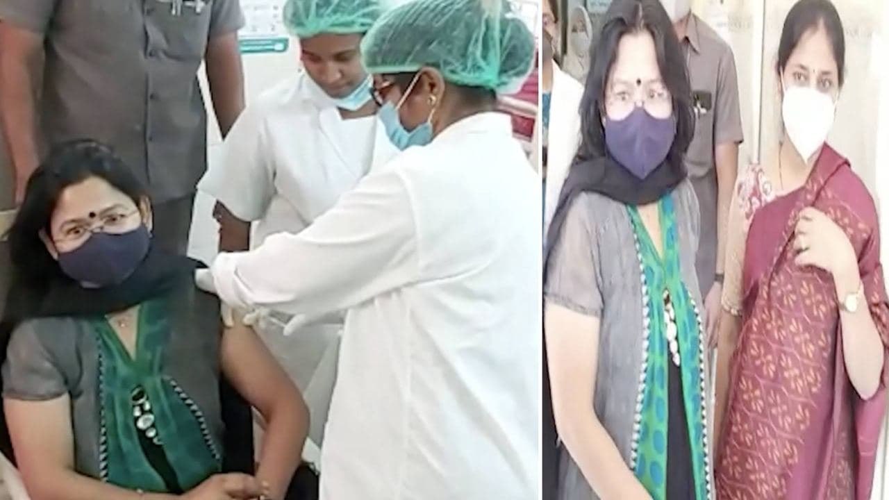 Smt Swati Lakra and Smt B. Sumathi IPS Take COV...