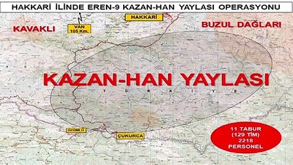 Hakkari'de 2 bin 218 personelle dev operasyon
