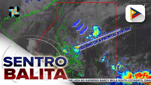 PTV INFO WEATHER: Tail-end of a frontal system, nakaaapekto sa eastern section ng Central at Southern Luzon