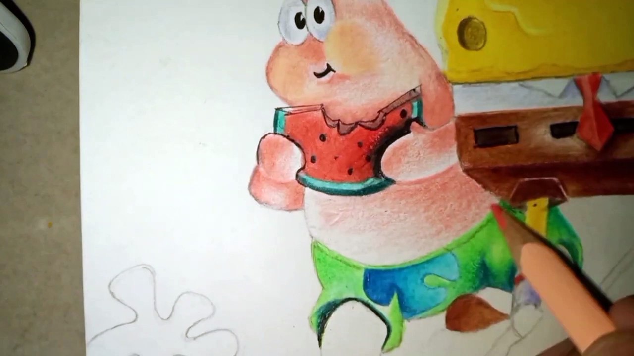 Spongbob drawing
