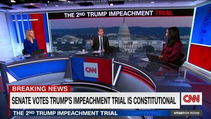 Senate says Trump's 2nd impeachment trial is constitutional