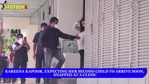 Kareena Kapoor, expecting her second child to arrive soon, snapped with Saif Ali Khan at a clinic