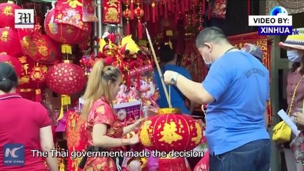 Thai people send Spring Festival greetings amid pandemic