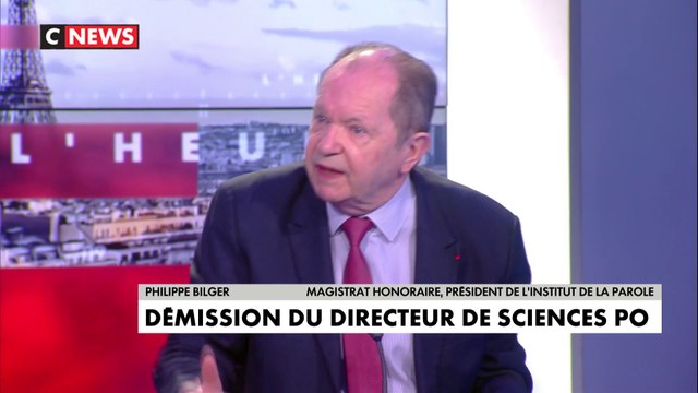 Philippe Bilger : «Le fait qu’aujourd’hui il démissionne, c’est la moindre des choses»