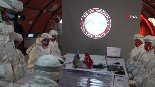 TSK ve Azerbaycan Ordusu’ndan nefes kesen Tatbikat: Eksi 30 derecede omuz omuza