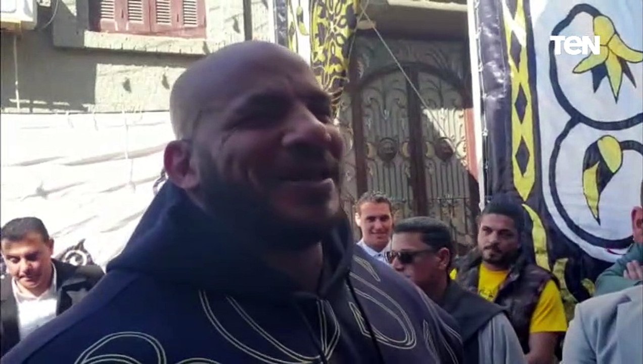 استقبال حافل لـ بيج رامي بقريته بكفر الشيخ