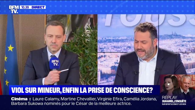 Violences sexuelles sur mineurs: Adrien Taquet confirme que la loi comportera la notion d'un écart d'âge