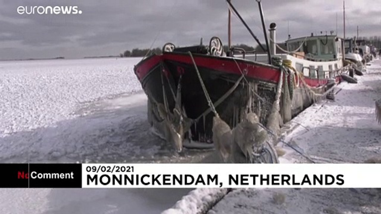 Kältewelle in den Niederlanden - Eislaufen angesagt