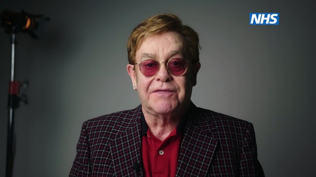 Sir Elton John and Sir Michael Caine encourage people to get vaccinated against coronavirus
