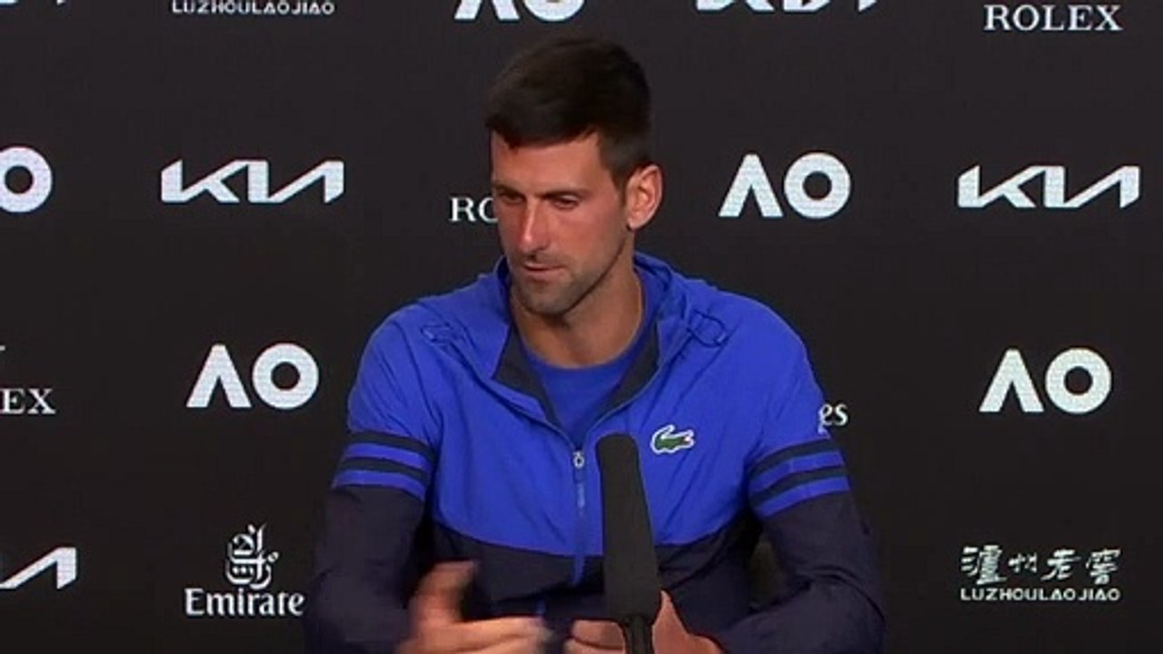 Open d'Australie 2021 - Novak Djokovic : "Novak Djokovic jostled by Frances Tiafoe : "I like this kind of match and I know how to handle these situations"