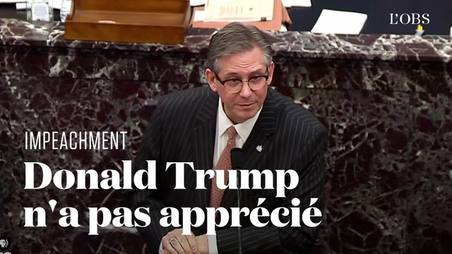 La plaidoirie lunaire de l'avocat de Donald Trump lors de son deuxième procès en destitution