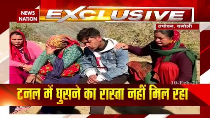 Live reporting from Tapovan Tunnel where several lives are stranded