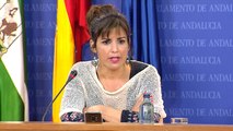 Teresa Rodríguez pide a Arenas que “detenga su jubilación en el Senado”