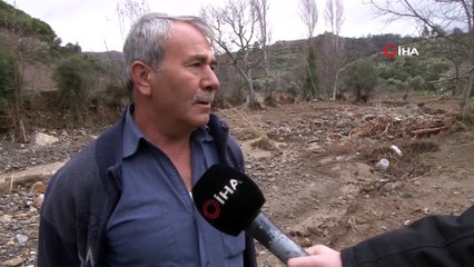 İzmir’de sel tarım arazilerini vurdu