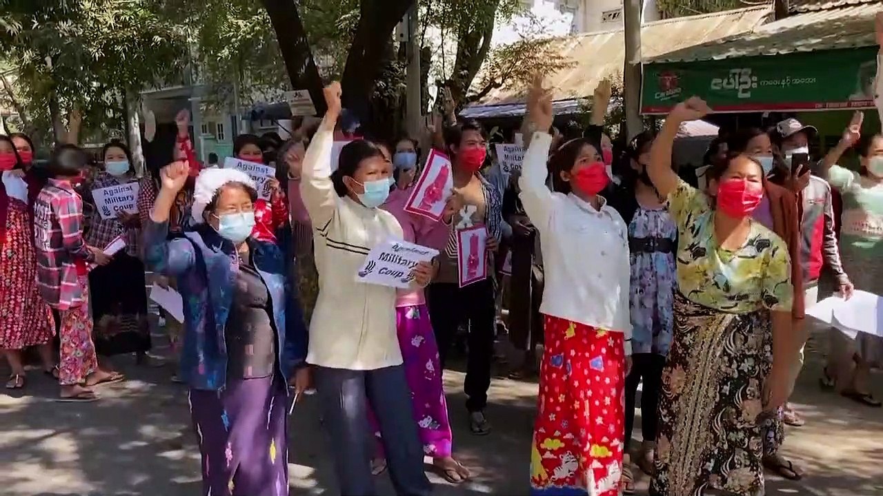 Myanmar: Massenproteste gegen Militärputsch