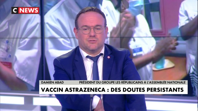 Damien Abad : « «Il vaut mieux que les soignants soient vaccinés en méthode ARN»