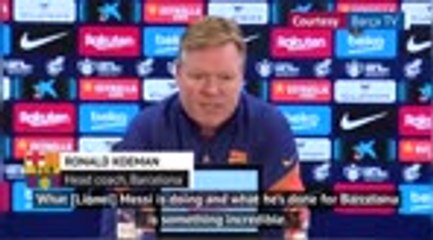 Brady? Messi's the GOAT for Koeman