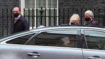 Boris Johnson departs 10 Downing St ahead of PMQs