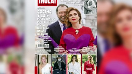 Agatha Ruiz de la Prada celebra un año de amor con Luis Gasset