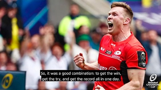 Chris Ashton on his record-breaking European try