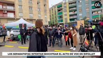 Los separatistas intentan boicotear el acto de Vox en Ripollet con Espinosa de los Monteros