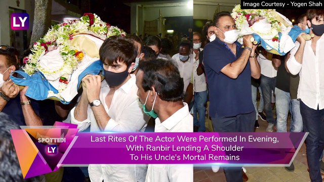 Rajiv Kapoor Dies At 58; Ranbir Kapoor, Randhir Kapoor Lead Last Rites; Shah Rukh Khan, Alia Bhatt Join In