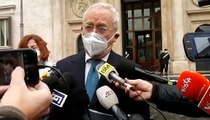 Maurizio Casasco Presidente di Confapi dopo il colloquio con Mario Draghi