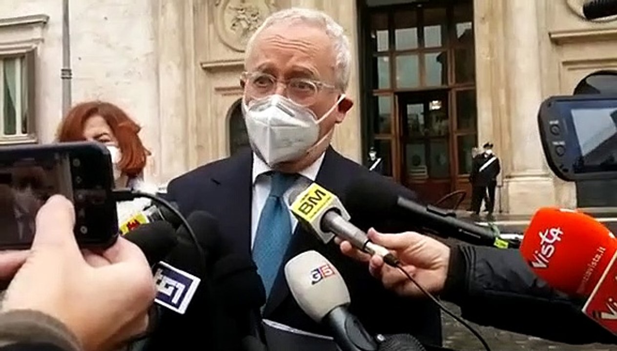 Maurizio Casasco Presidente di Confapi dopo il colloquio con Mario Draghi